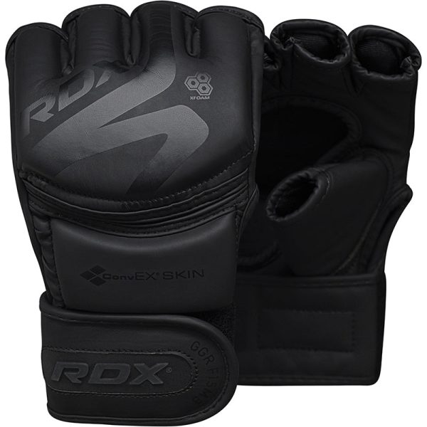 RDX F15 Noir MMA Training Gloves M