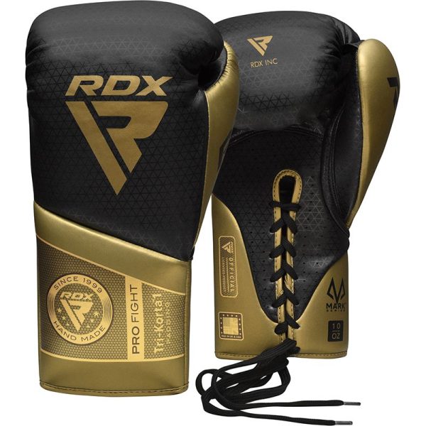 RDX K1 Mark Pro Fight Boxing Gloves 10oz / Golden