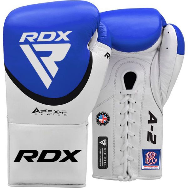 RDX A2 BBBofC Approved Fight Boxing Gloves 8oz / Red