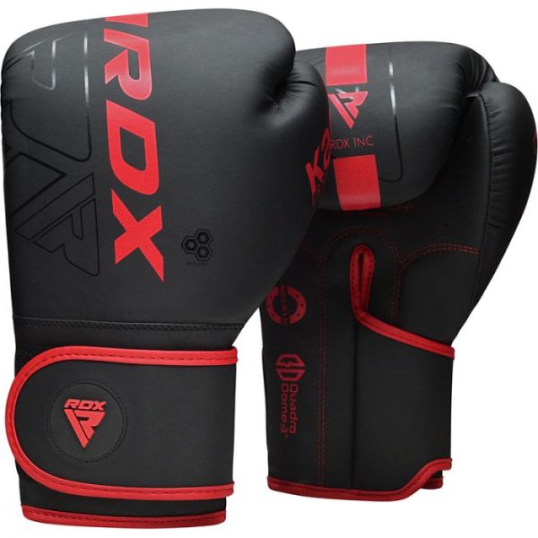 RDX F6 Kara Boxing Training Gloves Black Blue / 8oz