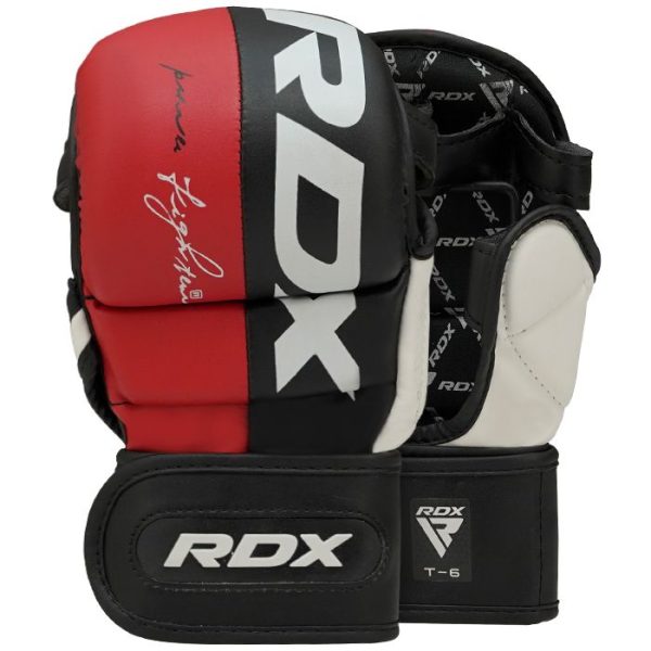 RDX T6 MMA Sparring Gloves Red / M