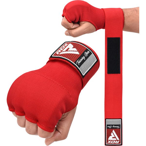 RDX IS Gel Padded Inner Gloves Hook & Loop Wrist Strap for Knuckle Protection OEKO-TEX® Standard 100 certified Pink / L