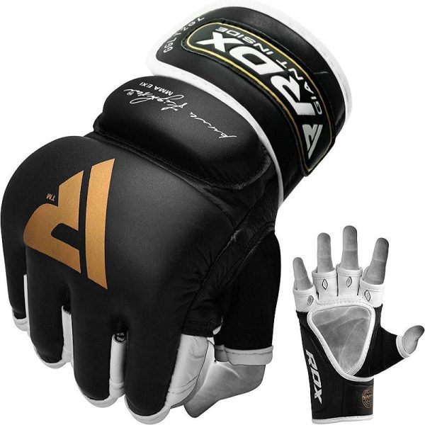 RDX T2 Leather MMA Gloves S