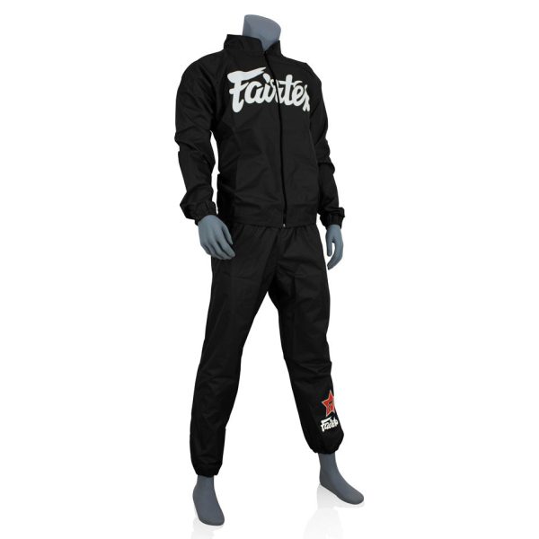 VS2 Fairtex Vinyl Sweatsuit Black