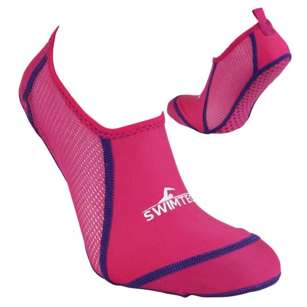 SwimTech POOL SOCKS - PINK / UK1-4