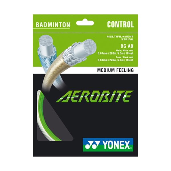 Yonex AEROBITE STRING - WHITE/GREEN / ONE SIZE