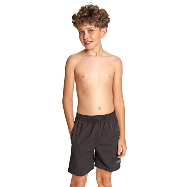 Zoggs PENRITH 15 INCH SHORTS BOYS - BLACK / 10YR