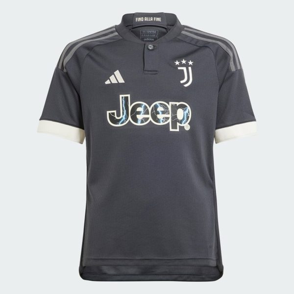 ADIDAS JUVENTUS 23/24 3RD SHIRT JNR - CARBON/CREAM WHITE / MB 11-12Y