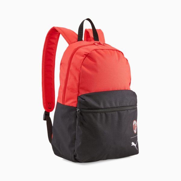 Puma AC MILAN BACKPACK - PUMA BLACK/FOR ALL TIME RED / ONE SIZE