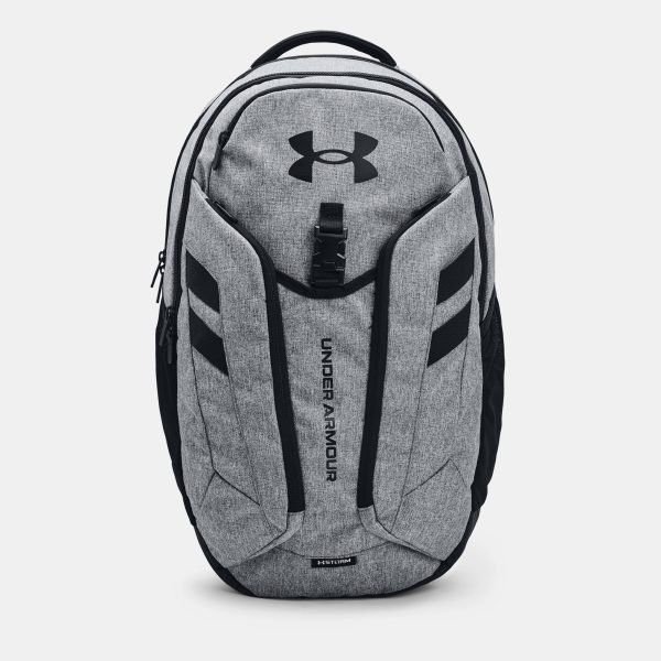 Under Armour UA HUSTLE PRO BACKPACK - PITCH GRAY/MEDIUM HEATHER / ONE SIZE