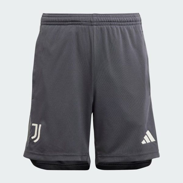 ADIDAS JUVENTUS 23/24 3RD SHORTS JNR - CARBON / MB 11-12Y