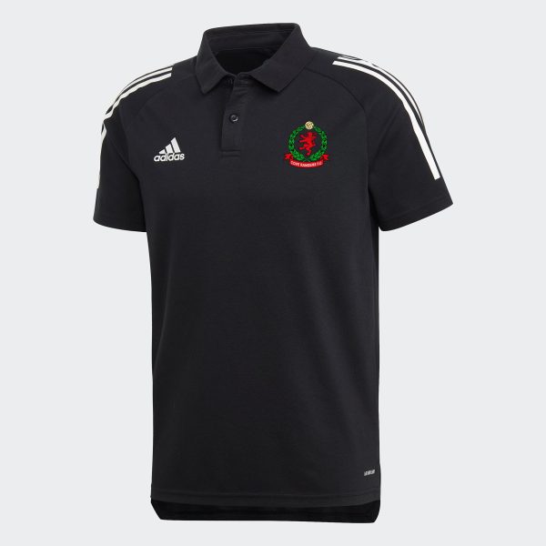 ADIDAS COVE RANGERS STAFF POLO - BLACK/WHITE / SMALL