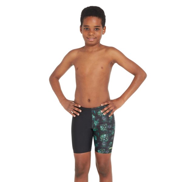 Zoggs ZOMBIE MID JAMMER JNR SWIM SHORTS - ZOMBIE PRINT / 10YR