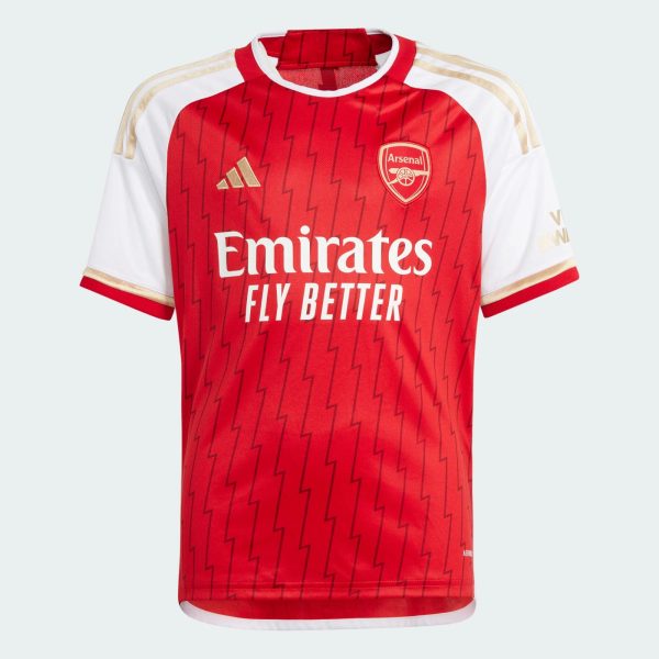 ADIDAS ARSENAL 23/24 HOME SHIRT JNR - BETTER SCARLET/WHITE / SB 9-10Y