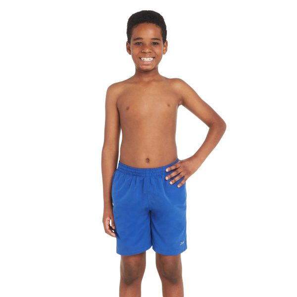 Zoggs PENRITH 15 INCH ECODURA BOYS SWIMMING SHORTS - ROYAL / 8YR