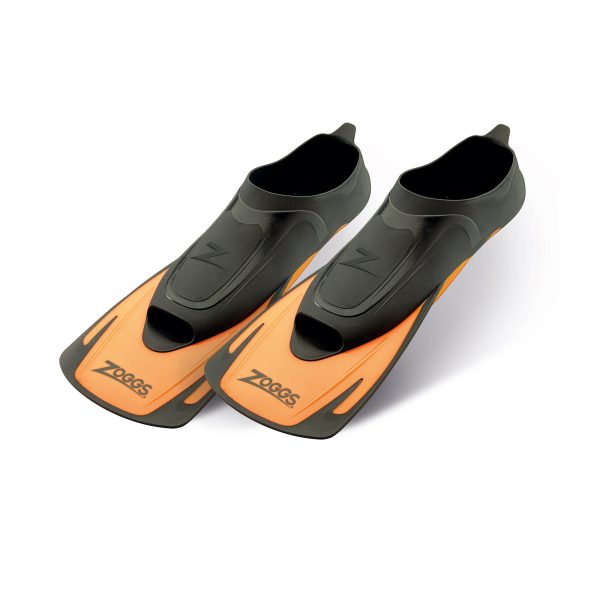 Zoggs Swim Energy Fins - BLACK/ORANGE / 46