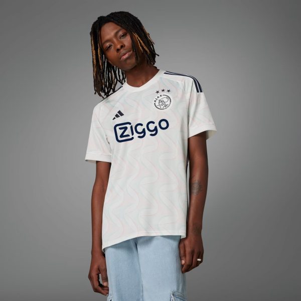 ADIDAS AJAX 23/24 AWAY SHIRT - CORE WHITE / MEDIUM