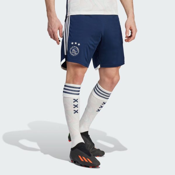 ADIDAS AJAX 23/24 AWAY SHORTS - COLLEGIATE NAVY / LARGE