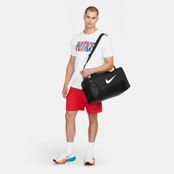 Nike BRASILIA 9.5 DUFFEL BAG (SMALL) - BLACK/WHITE / ONE SIZE