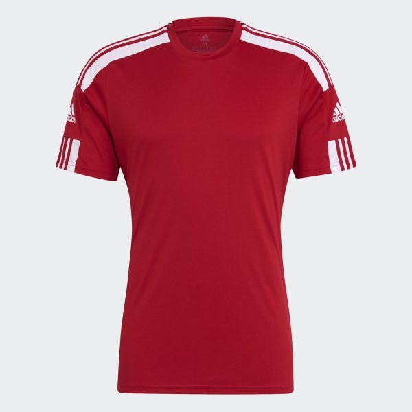 ADIDAS SQUAD 21 JSY - TEAM POWER RED/WHITE / SMALL