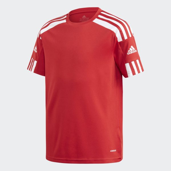 ADIDAS SQUAD 21 JSY JNR - TEAM POWER RED/WHITE / LB 13-14Y