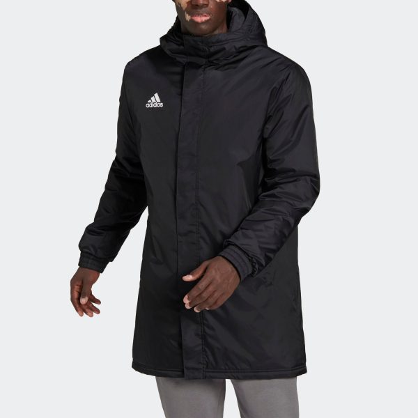 ADIDAS ENTRADA 22 STADIUM JACKET - BLACK / MEDIUM