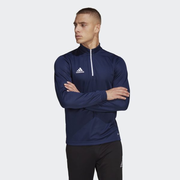 ADIDAS ENTRADA 22 TRAINING TOP - TEAM NAVY BLUE / LARGE