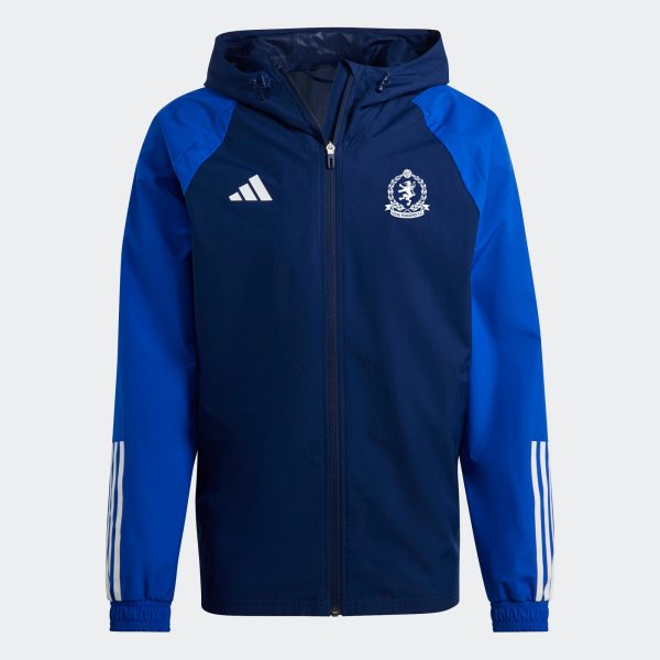 ADIDAS COVE RANGERS PLAYERS TRAINING AW JACKET - TEAM NAVY BLUE / LARGE