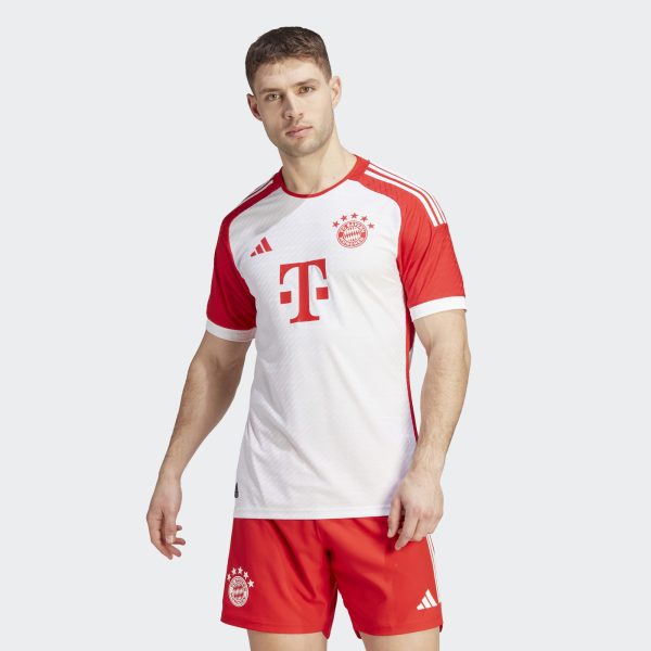 ADIDAS BAYERN MUNICH 23/24 HOME MATCH SHIRT - WHITE / LARGE