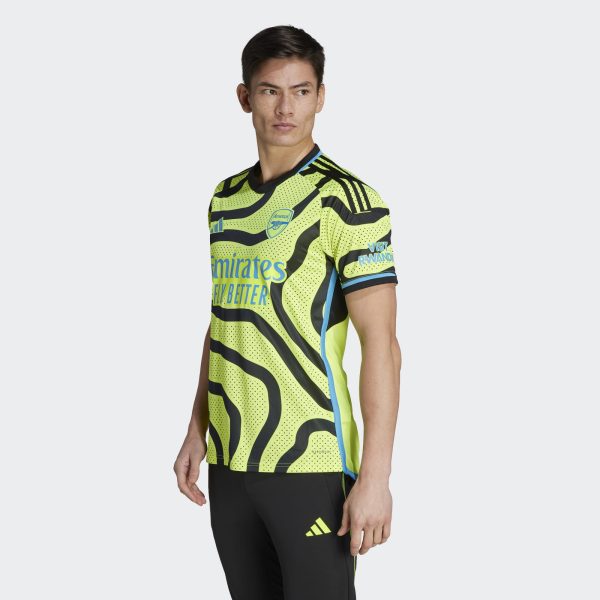 ADIDAS ARSENAL 23/24 AWAY SHIRT - TEAM SOLAR YELLOW 2/BLACK / MEDIUM