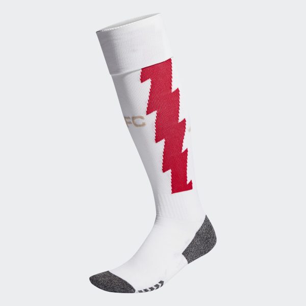 ADIDAS ARSENAL 23/24 HOME SOCKS - WHITE / UK8.5-10