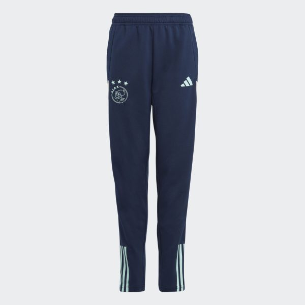 ADIDAS AJAX TRAINING PANT JNR - COLLEGIATE NAVY/CLEAR MINT / XLB 15-16Y