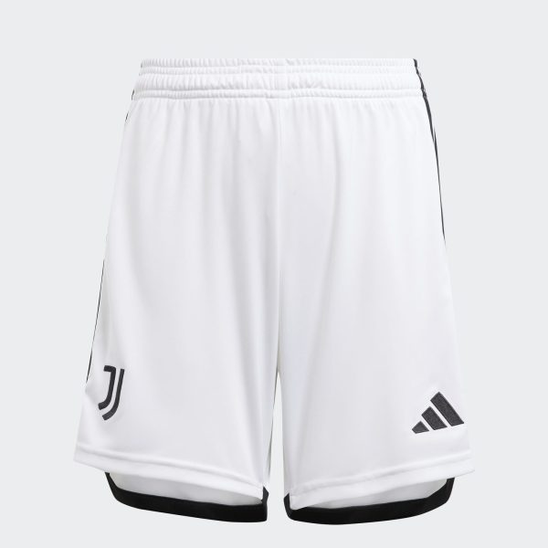 ADIDAS JUVENTUS 23/24 AWAY SHORTS JNR - WHITE / SB 9-10Y