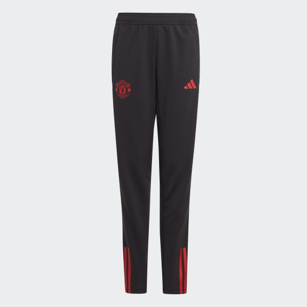 ADIDAS MAN UTD TRAINING PANT JNR - BLACK / XLB 15-16Y