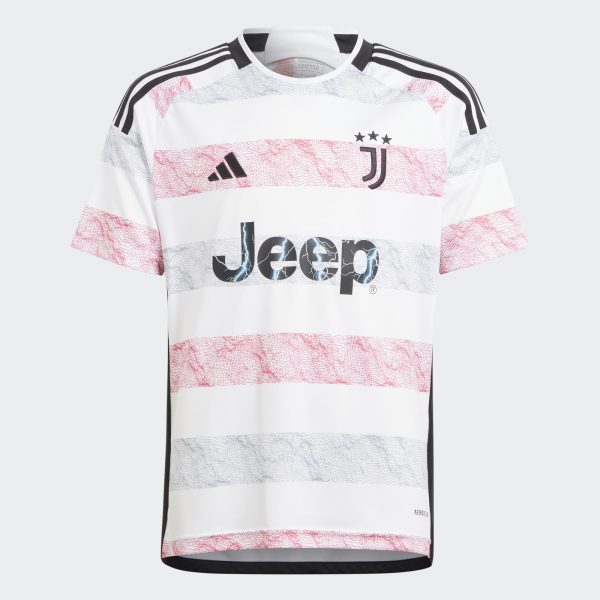 ADIDAS JUVENTUS 23/24 AWAY SHIRT JNR - WHITE / SB 9-10Y