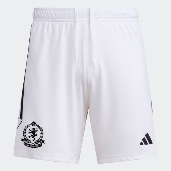 ADIDAS COVE RANGERS 23/24 AWAY SHORTS - WHITE/BLACK / MEDIUM