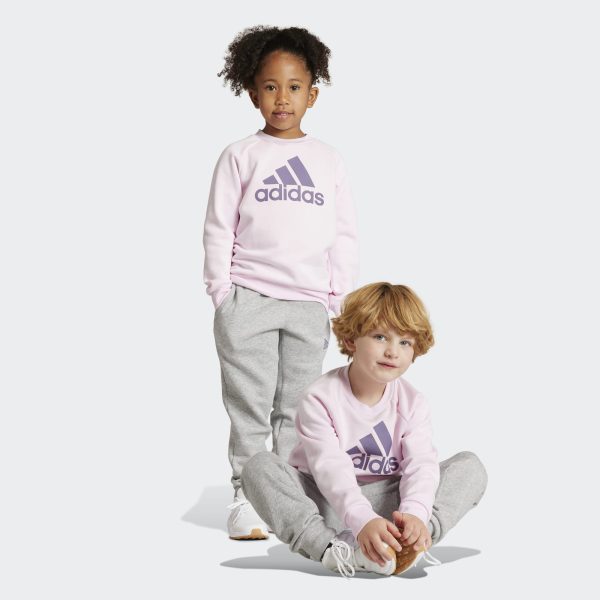 ADIDAS KIDS BADGE OF SPORT FL - CLEAR PINK/SHADOW VIOLET / 7-8Y