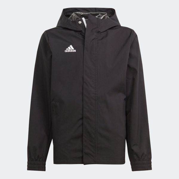 ADIDAS Entrada 22 All Weather Jacket Jnr - BLACK / 5-6Y