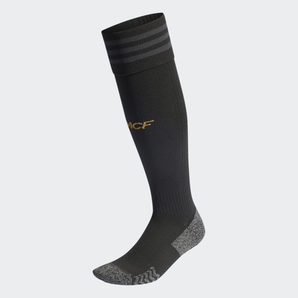 ADIDAS REAL MADRID 23/24 3RD SOCKS - BLACK / UK2-3.5