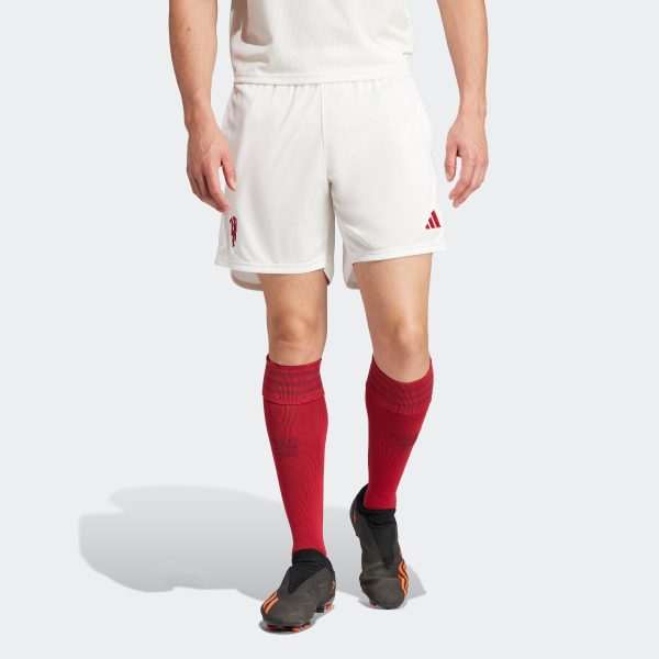 ADIDAS Man Utd 23/24 3rd Shorts - CLOUD WHITE / MEDIUM