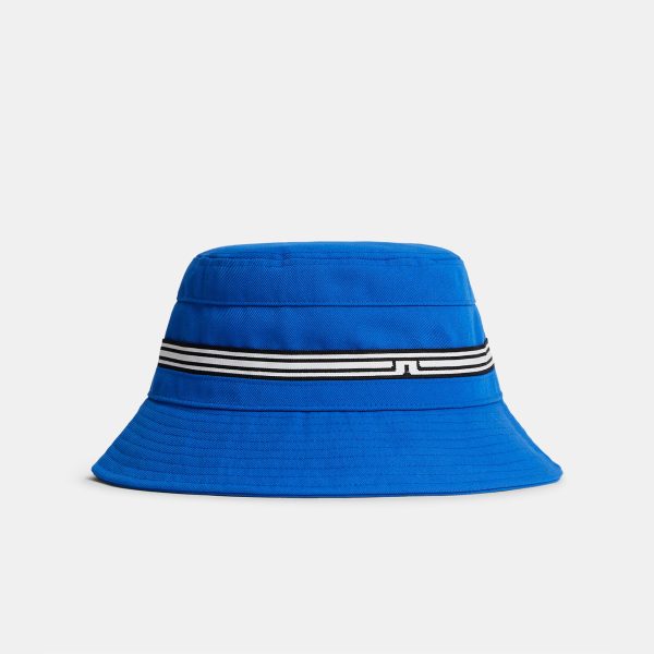 J.Lindeberg DENVER STRIPE GOLF BUCKET HAT - SURF THE WEB / ONE SIZE