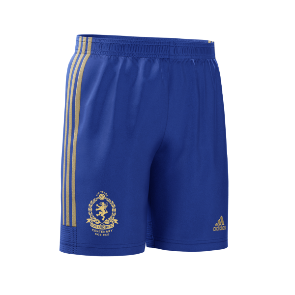 ADIDAS COVE RANGERS HOME 22/23 SHORTS JNR - TEAM ROYAL BLUE/TEAM SAND / XLB 15-16YR