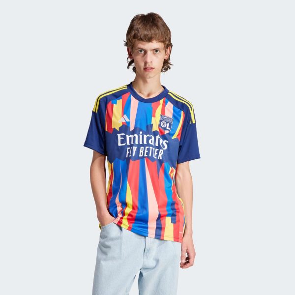 ADIDAS Lyon 23/24 3rd Shirt - DARK BLUE / LARGE